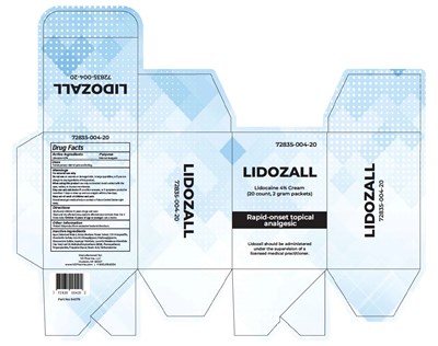 Lidozall Box Of 20 Packets (Lidozall 20 Count Box)